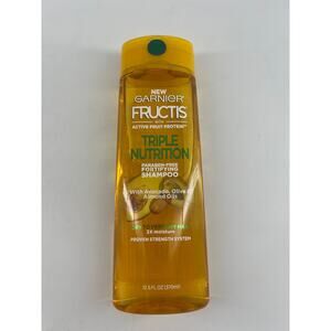 Garnier Fructis Active Fruit Triple Nutrition Fortifying Shampoo Almond Oil New